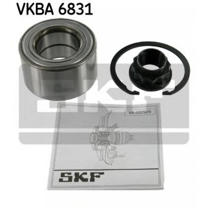 VKBA 6831 SKF Підшипник кульковий d>30